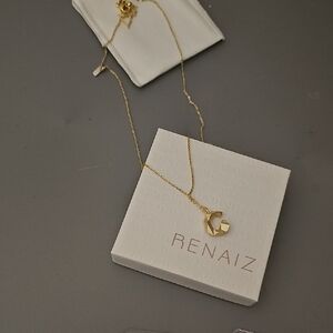 Gold Geometric Charm Necklace
